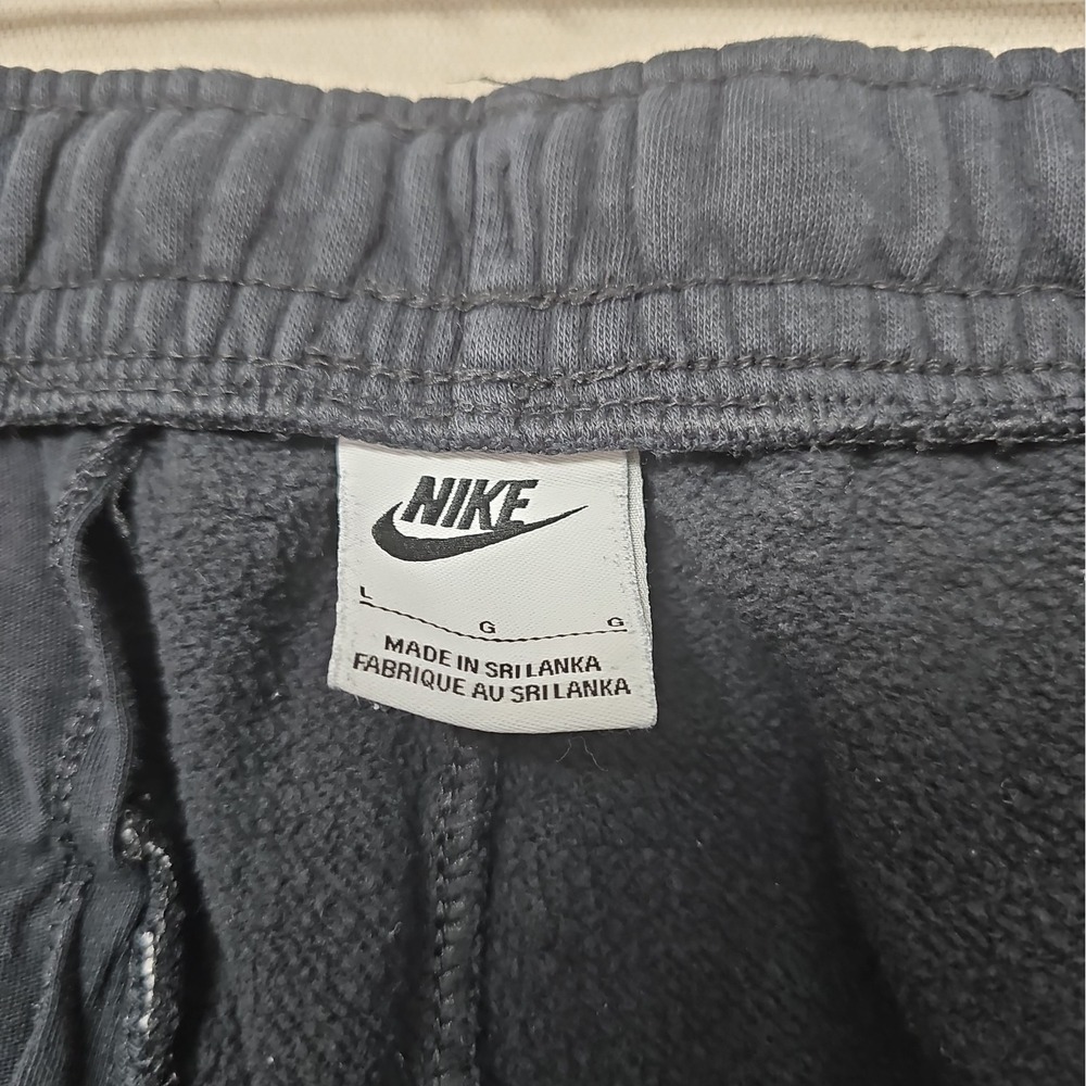 Nike Pants Mens Large Black Sportswear Club Fleece Sweatpants Joggers BV2707-010 - Picture 7 of 11